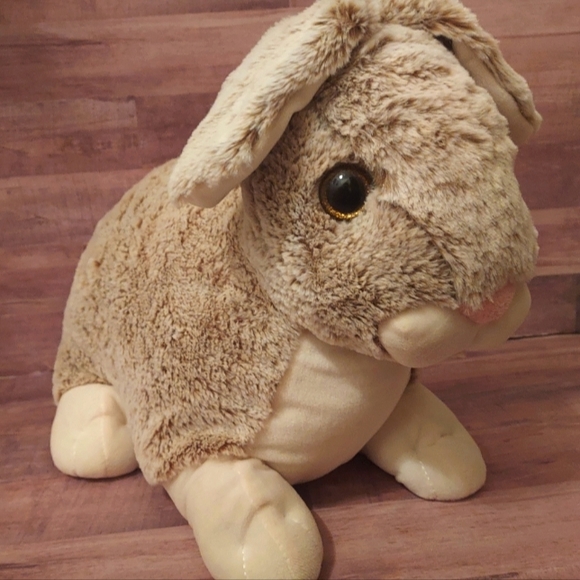 HUGE! Cute & Soft Gray Grey Plush Easter Bunny Stuffed Animal Toy Easter Holiday - Picture 3 of 12